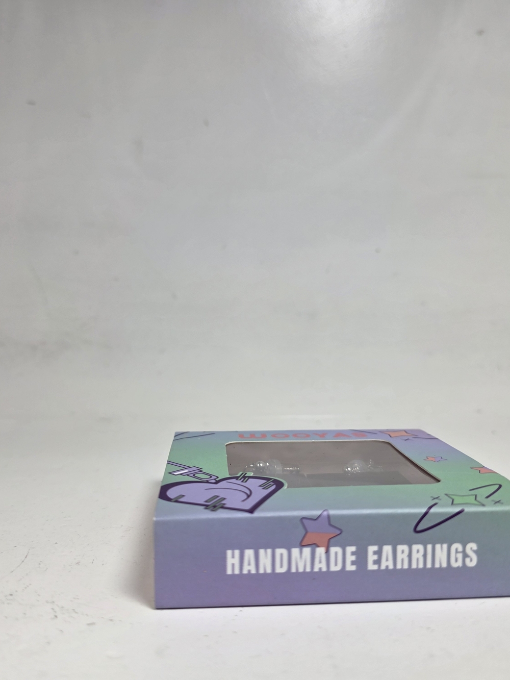 Wooyas Black Cat Rectangle Kids Earrings - Fun Drop Jewelry - Picture 5 of 5